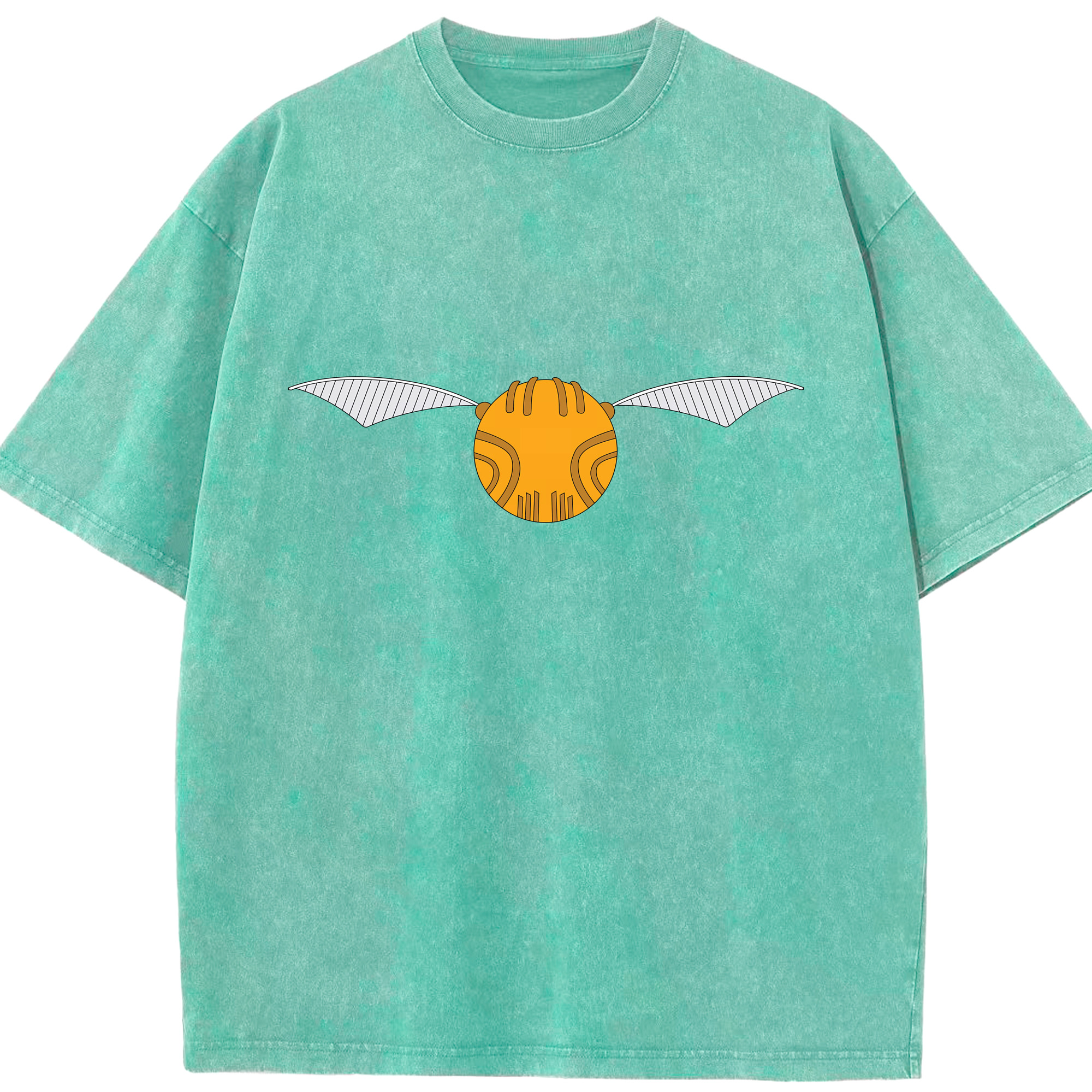 （画像用） Harry Potter ハリー・ポッターシリーズ 綿100% ヴィンテージ風 半袖Tシャツ（フロントプリント）